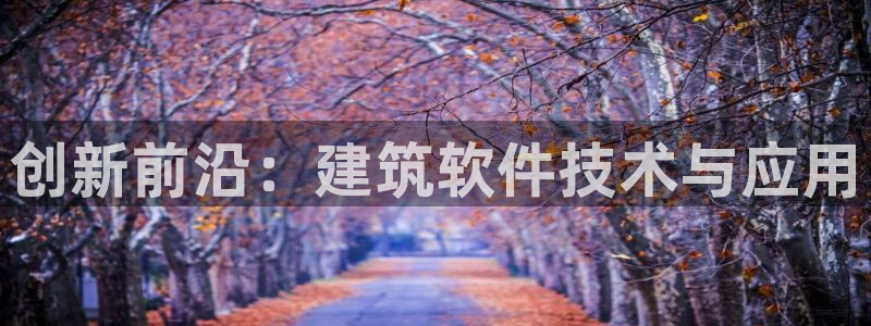 顺盈2娱乐主管刘判官333OO：创新前沿：建筑软件技术与应用