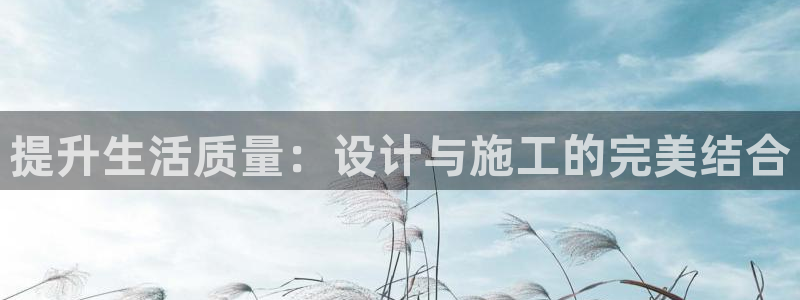 顺盈娱乐广场：提升生活质量：设计与施工的完美结合